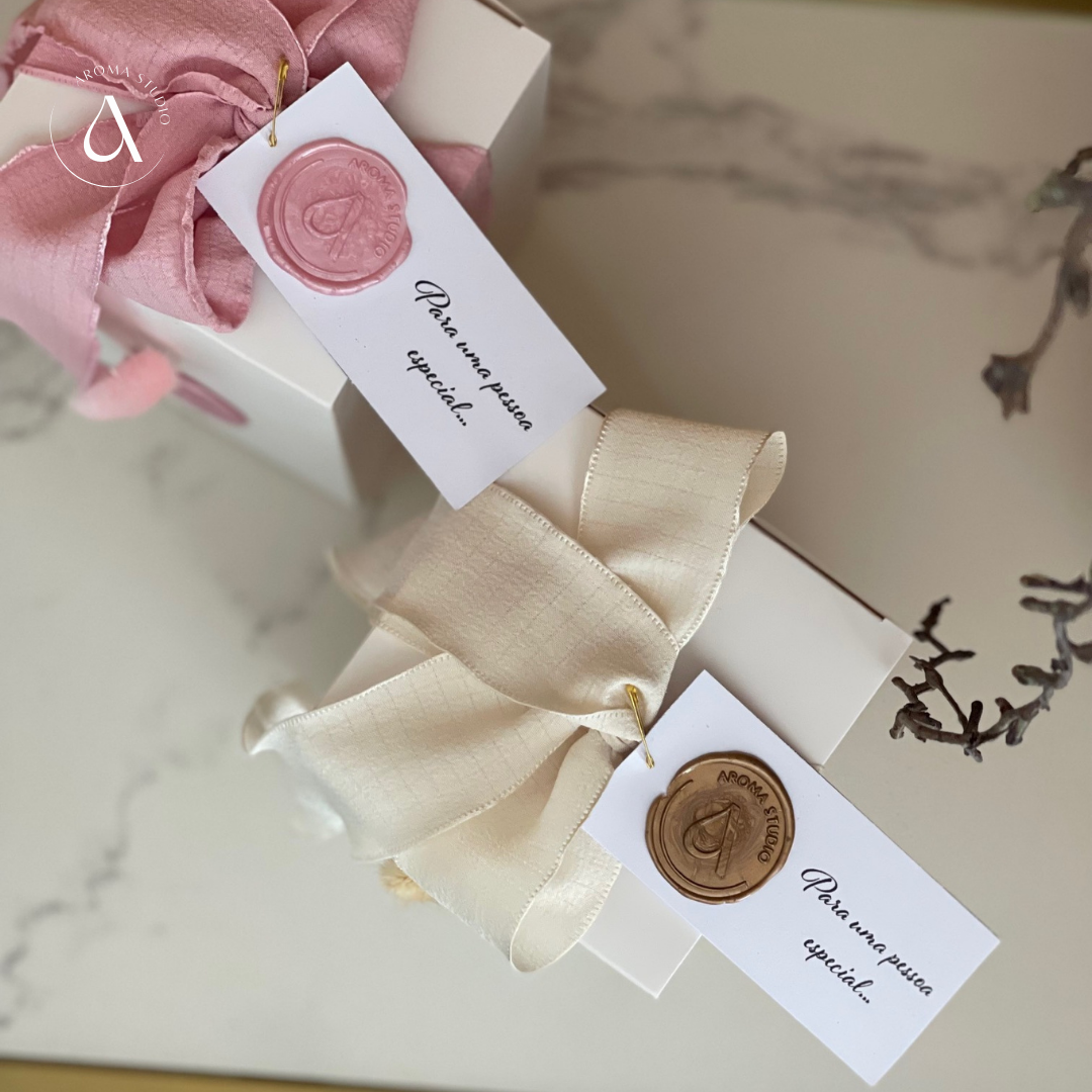 Gesso Perfumado Flor de Peónia + Frasco Perfume Concentrado