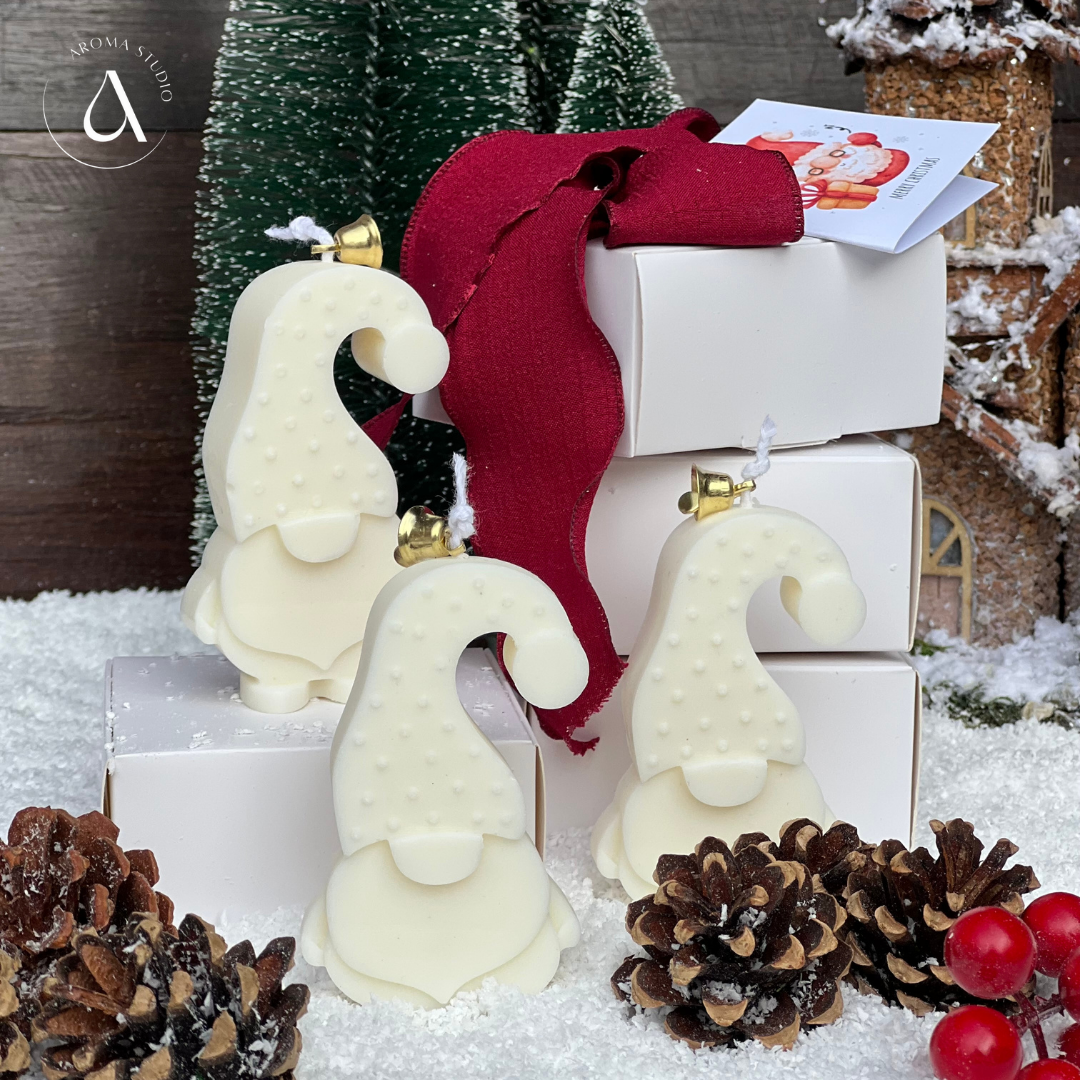 NOVIDADE - Vela Mini Gnomo de Natal