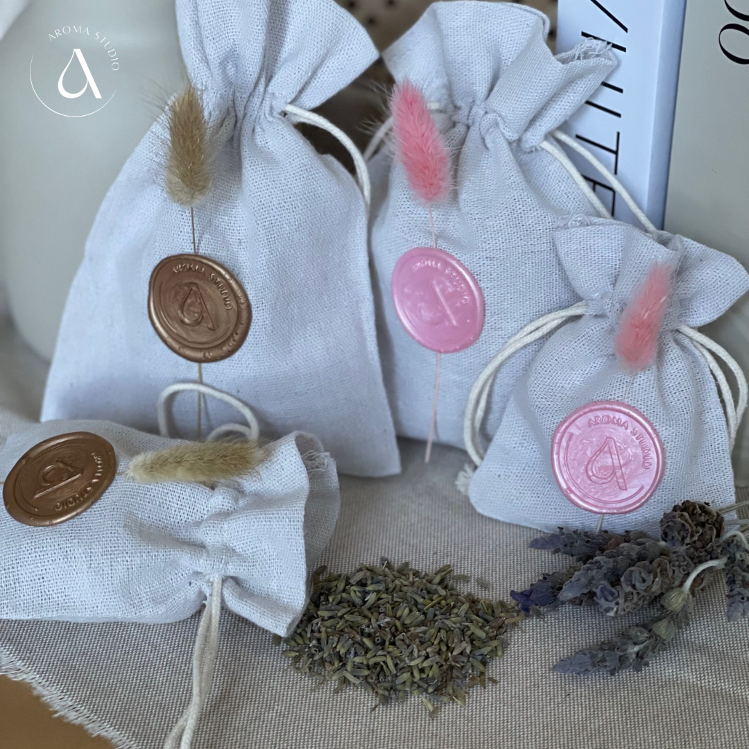 Saco Algodão Com Sementes Secas de Alfazema