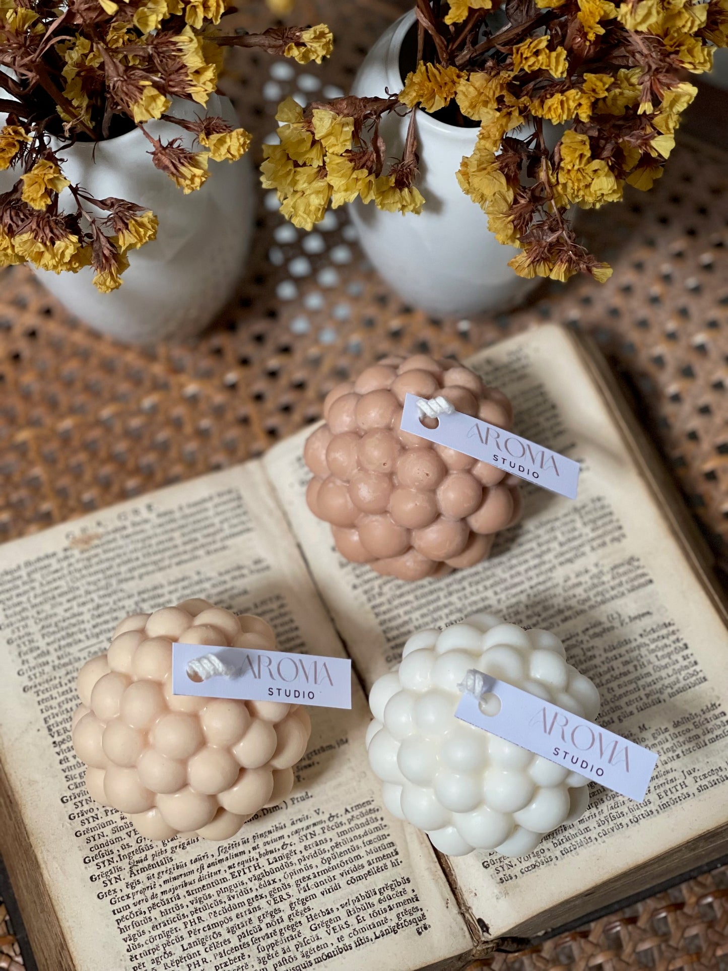 Vela Esfera de Bolhas