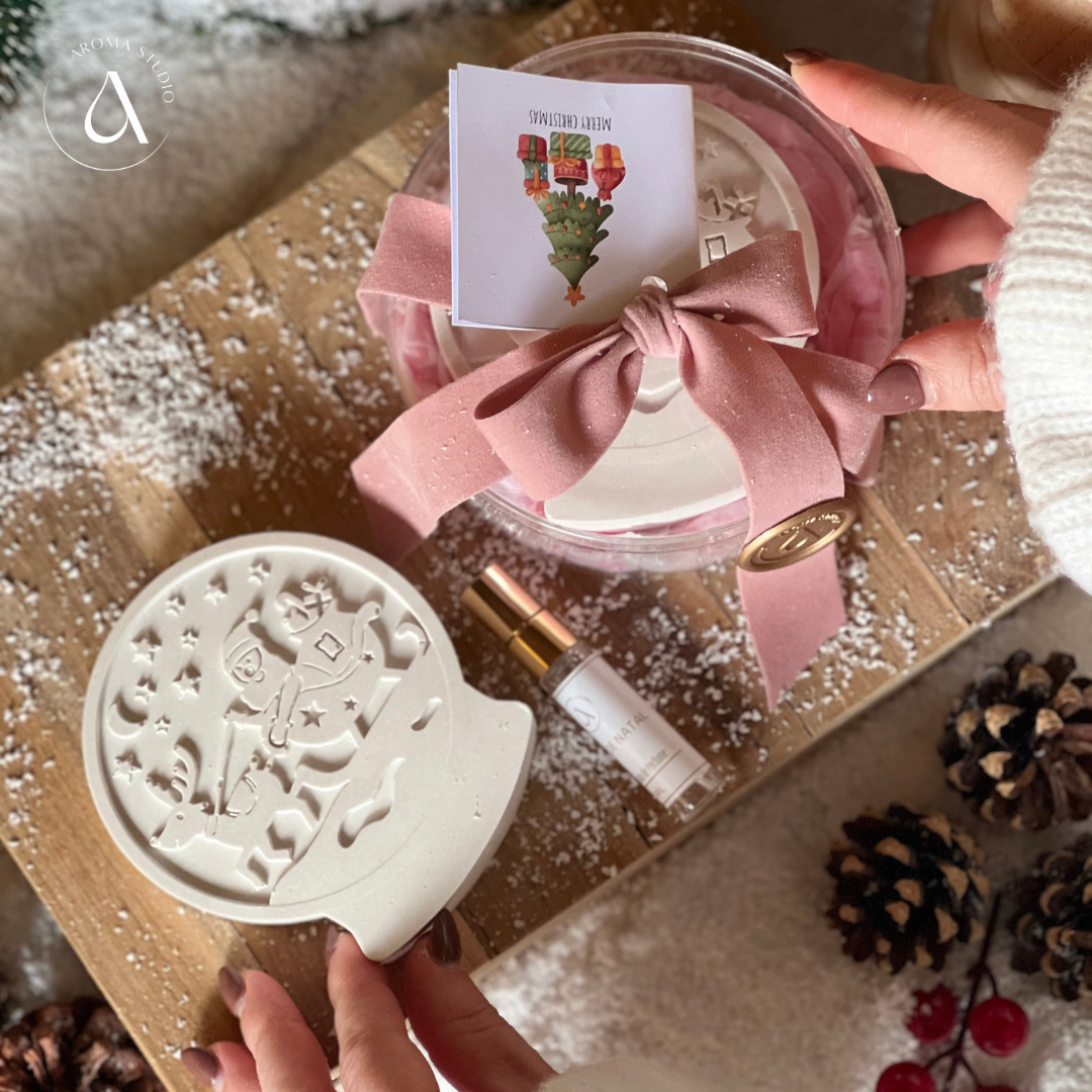 NOVIDADE - Gesso Perfumado - Moldura de Natal