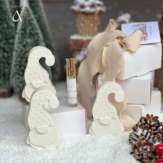 NOVIDADE - Gesso Perfumado - Mini Gnomo de Natal
