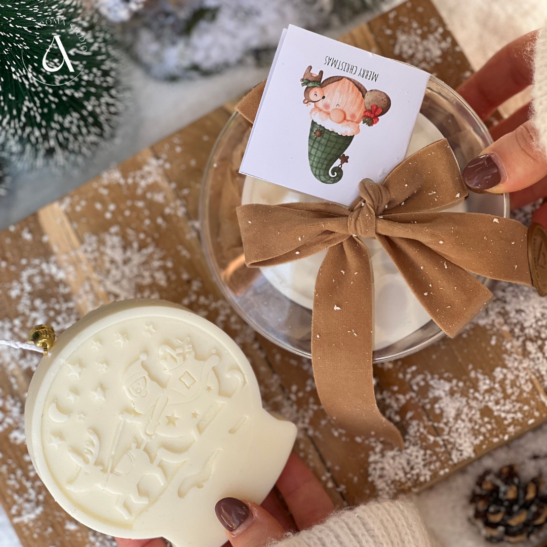 NOVIDADE - Vela Moldura de Natal