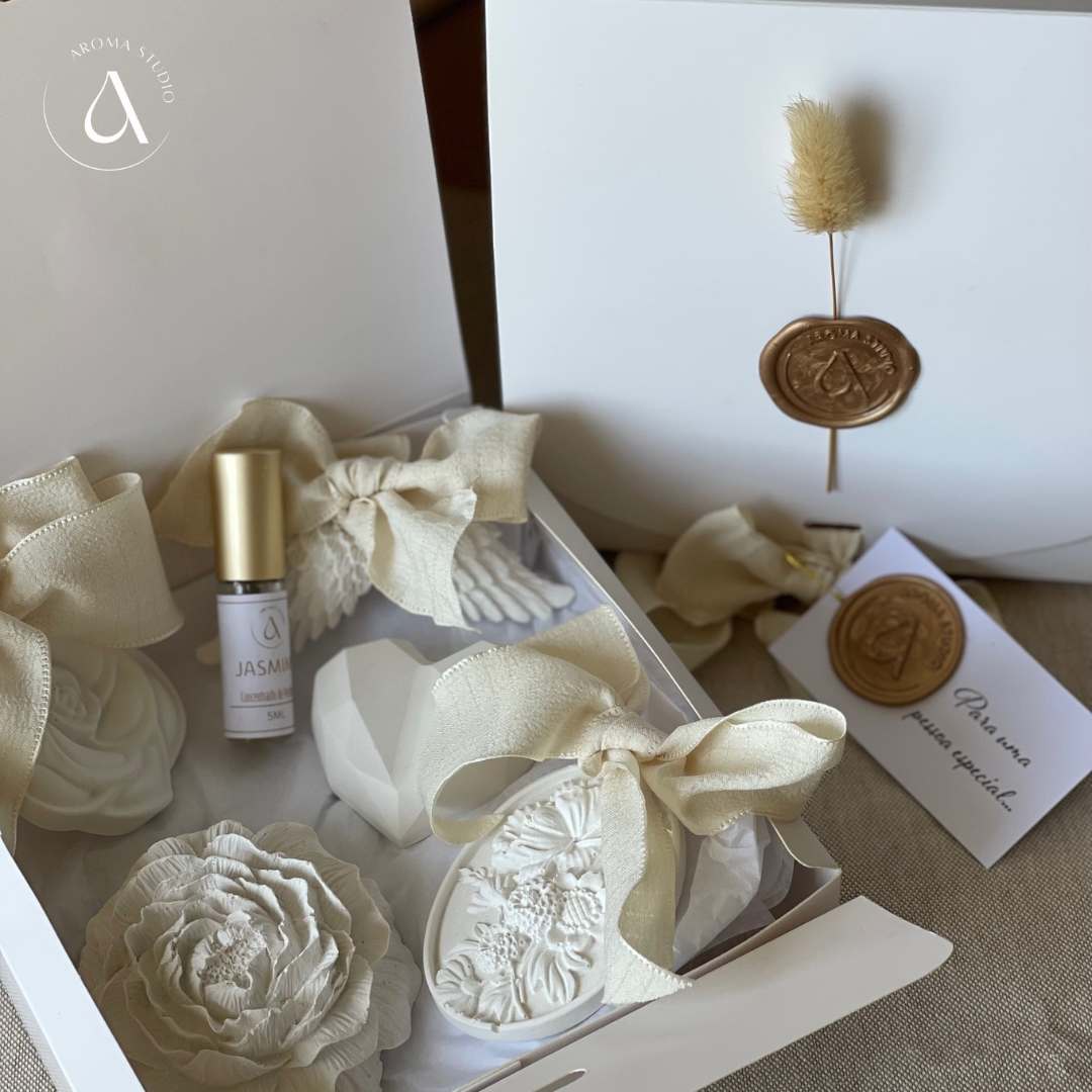 Coffrets & Presente 5 Peças Gesso Perfumado