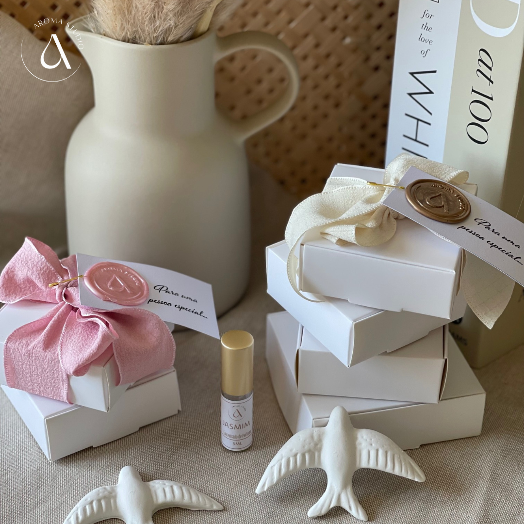 Gesso Perfumado Mini Andorinha + Frasco Perfume Concentrado