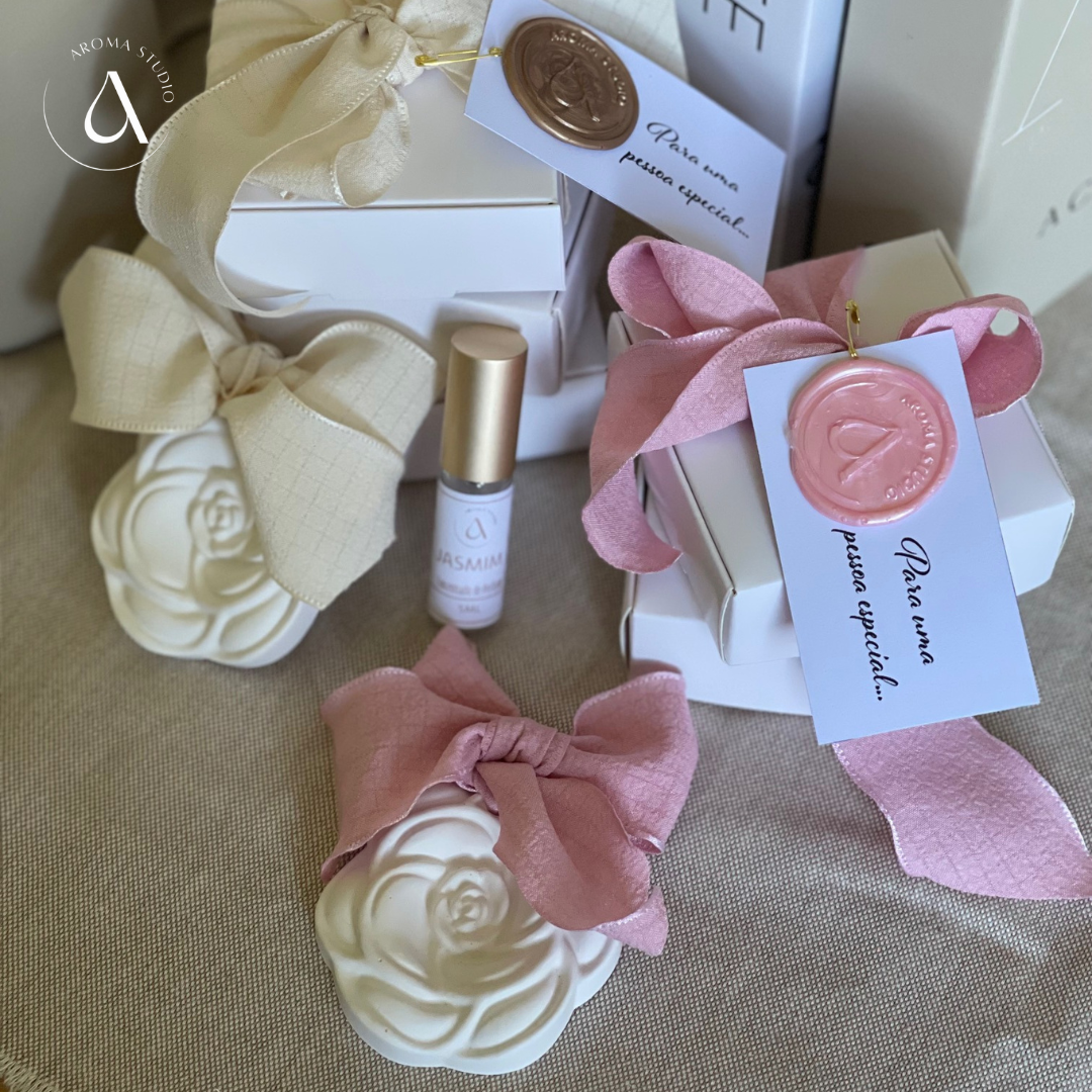 Gesso Perfumado Camélia + Frasco Perfume Concentrado