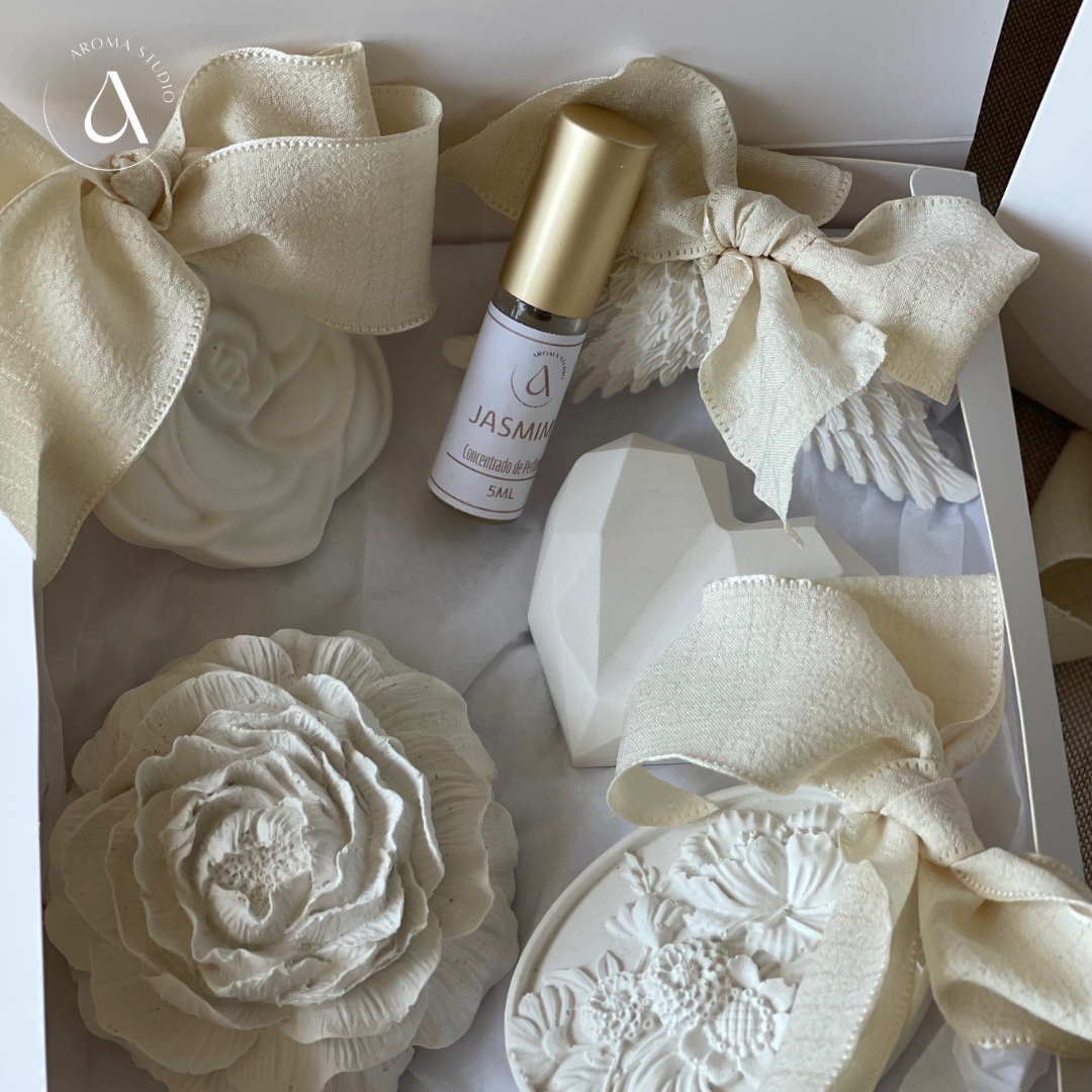 Coffrets & Presente 5 Peças Gesso Perfumado