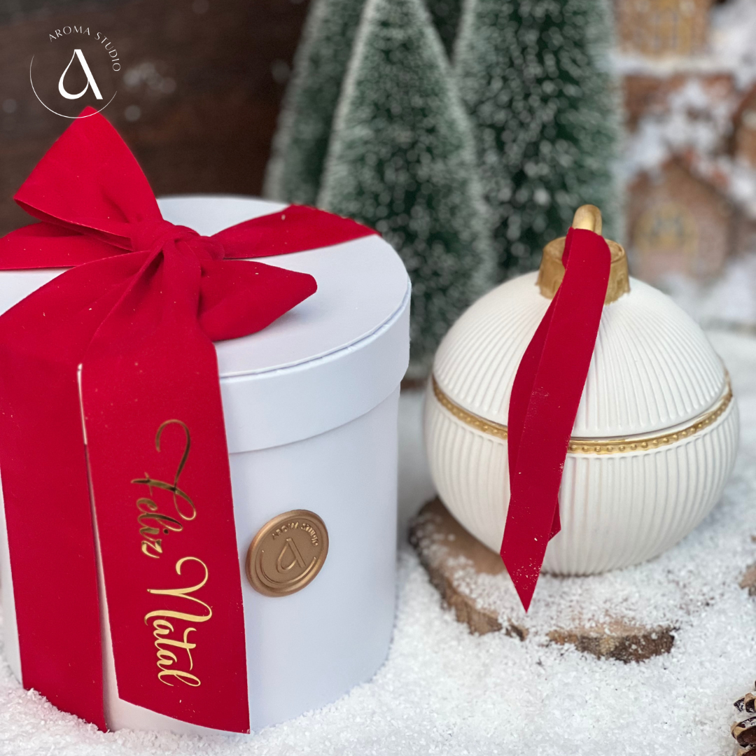 NOVIDADE - Gesso Perfumado - Bola de Natal