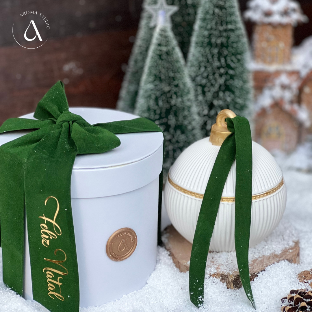 NOVIDADE - Gesso Perfumado - Bola de Natal