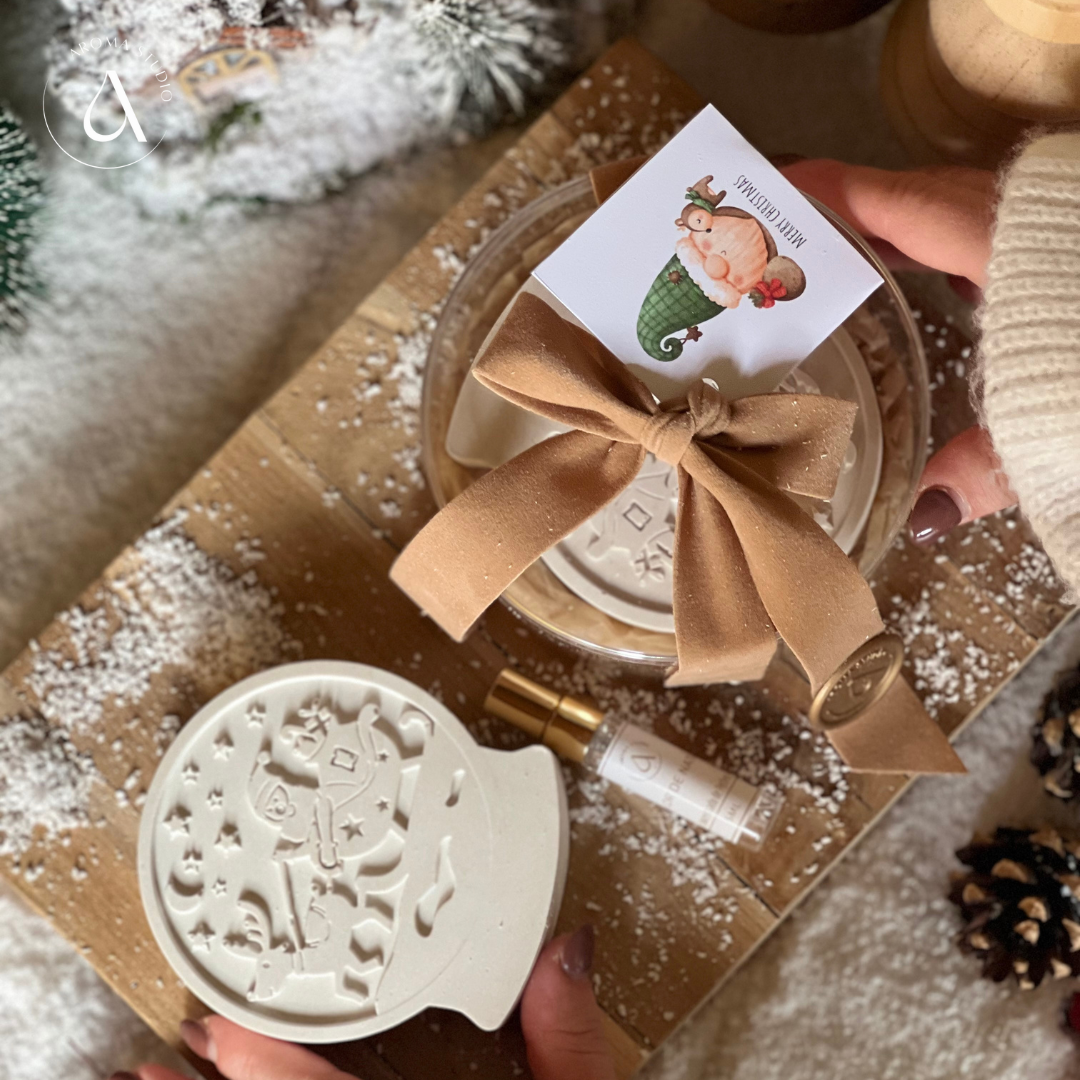 NOVIDADE - Gesso Perfumado - Moldura de Natal