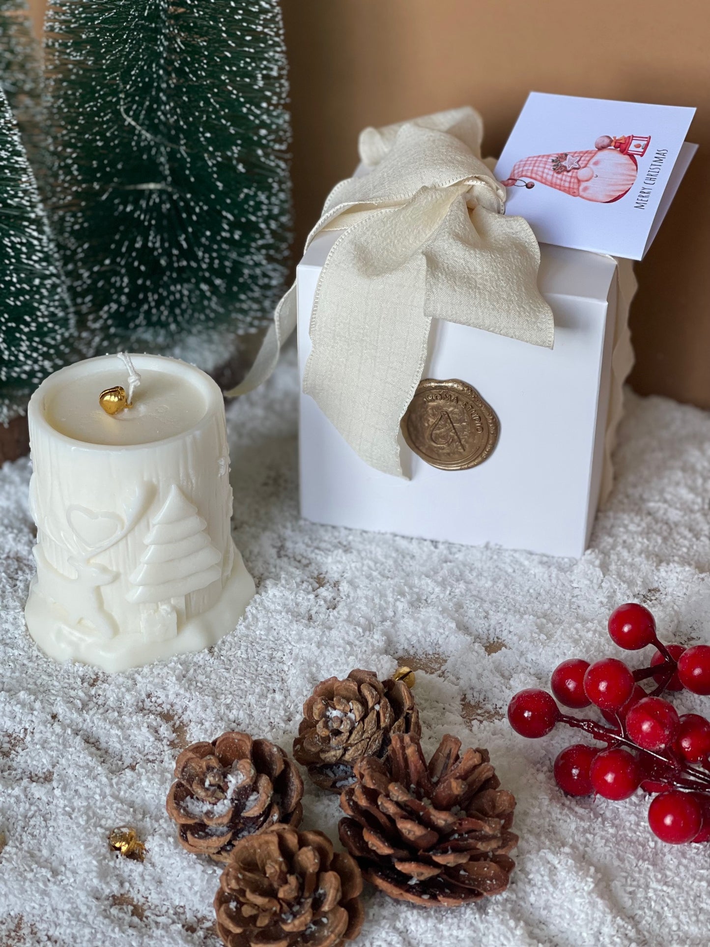 Vela Tronco de Natal