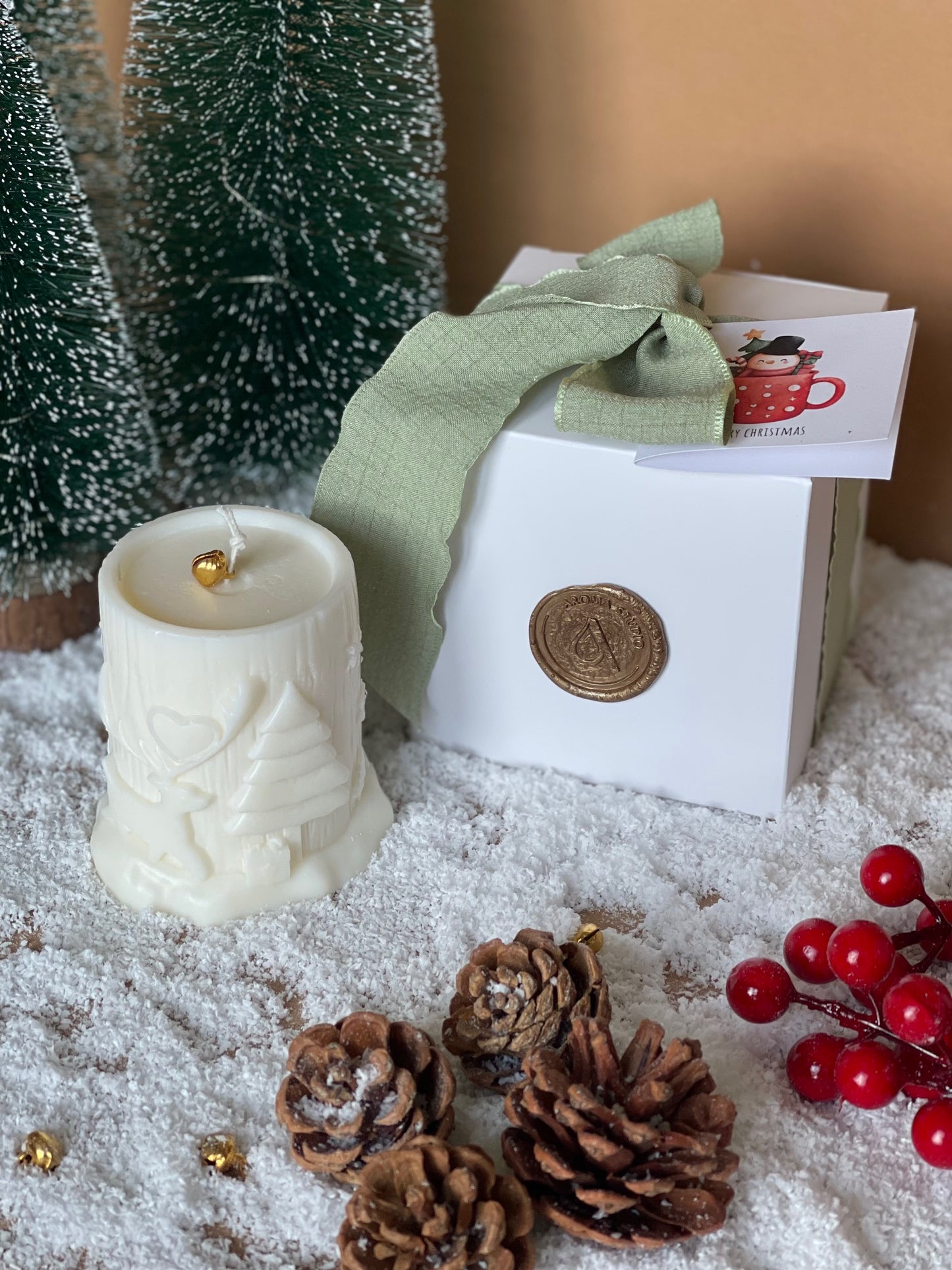 Vela Tronco de Natal