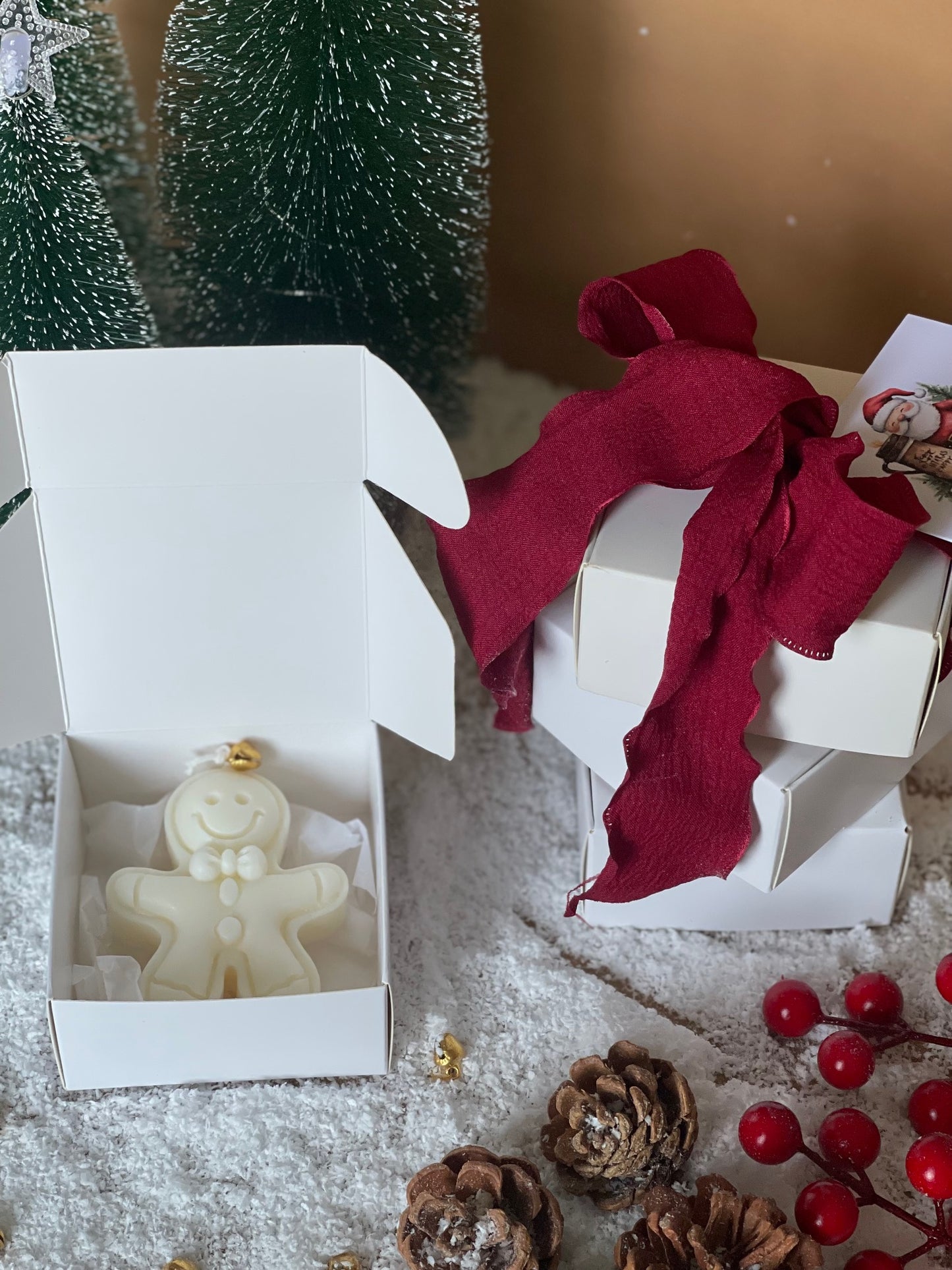 Vela Mini Boneco de Gengibre