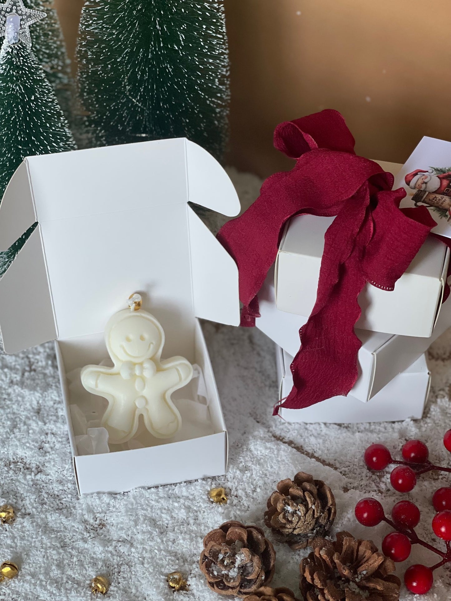 Vela Mini Boneco de Gengibre