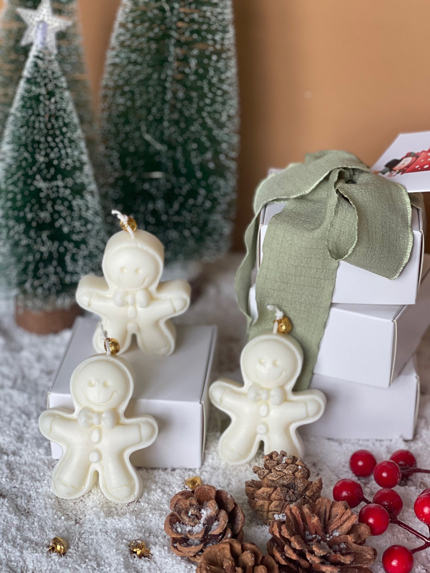 Vela Mini Boneco de Gengibre