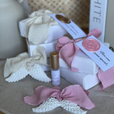 Gesso Perfumado Mini Asas de Anjo + Frasco Perfume Concentrado