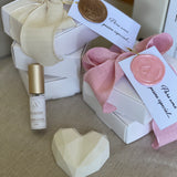 Gesso Perfumado Coração + Frasco Perfume Concentrado