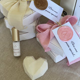 Gesso Perfumado Coração + Frasco Perfume Concentrado