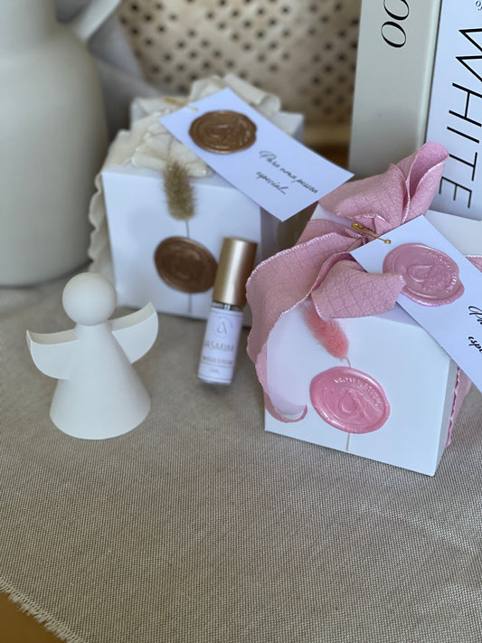 Gesso Perfumado Anjinho + Frasco Perfume Concentrado