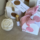 Gesso Perfumado Rosa + Frasco Perfume Concentrado