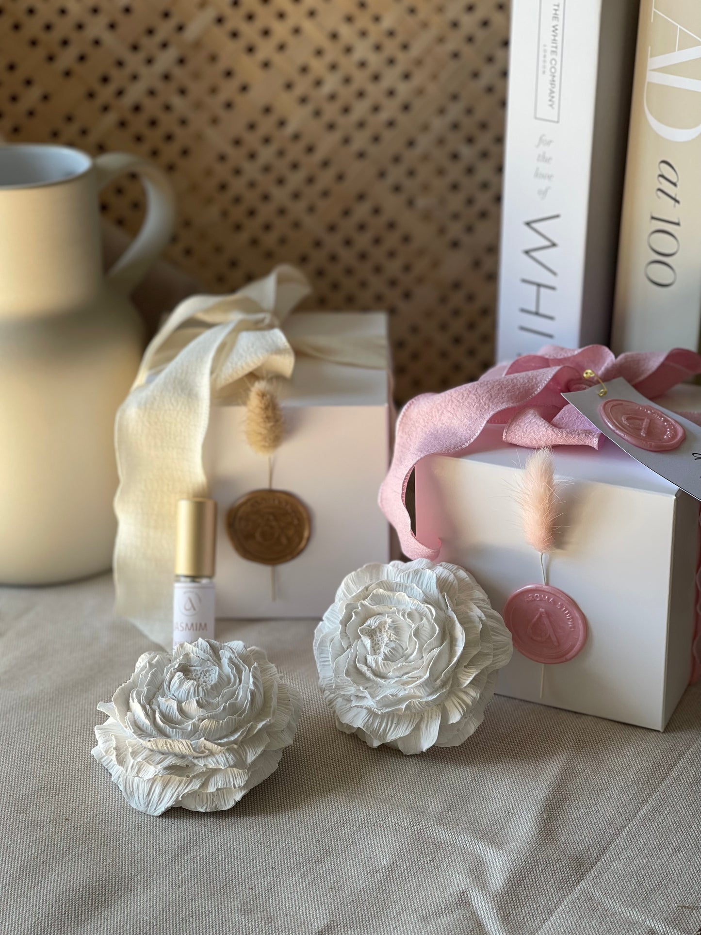 Gesso Perfumado Flor de Peónia + Frasco Perfume Concentrado