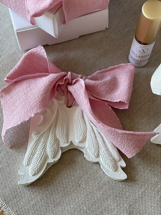 Gesso Perfumado Asas Anjo + Frasco Perfume Concentrado