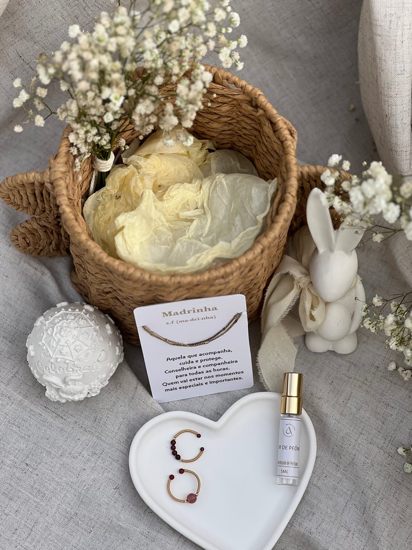 Coffret Madrinha - Vaso do Amor