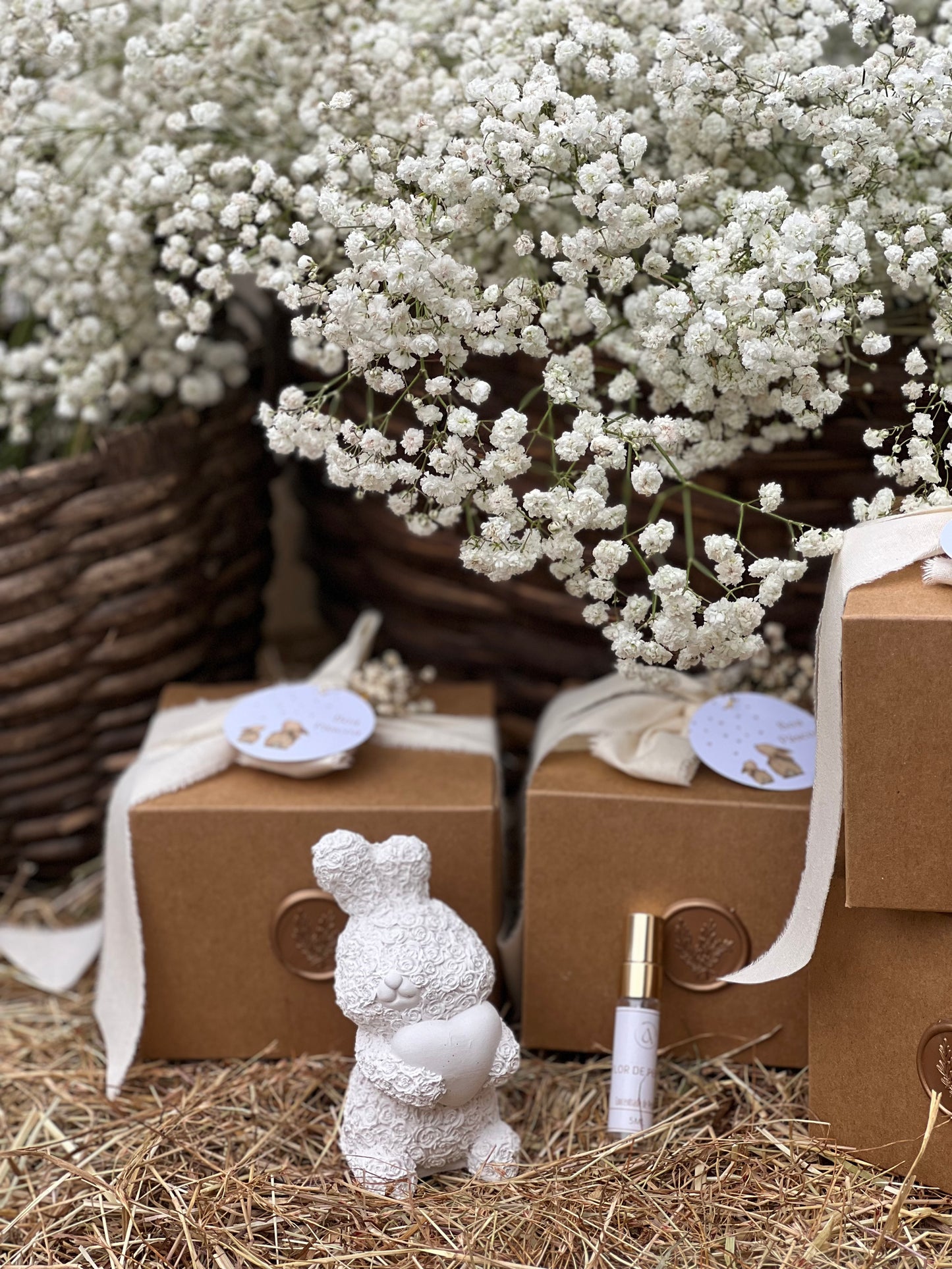 Gesso Perfumado - Coelho Coração Páscoa