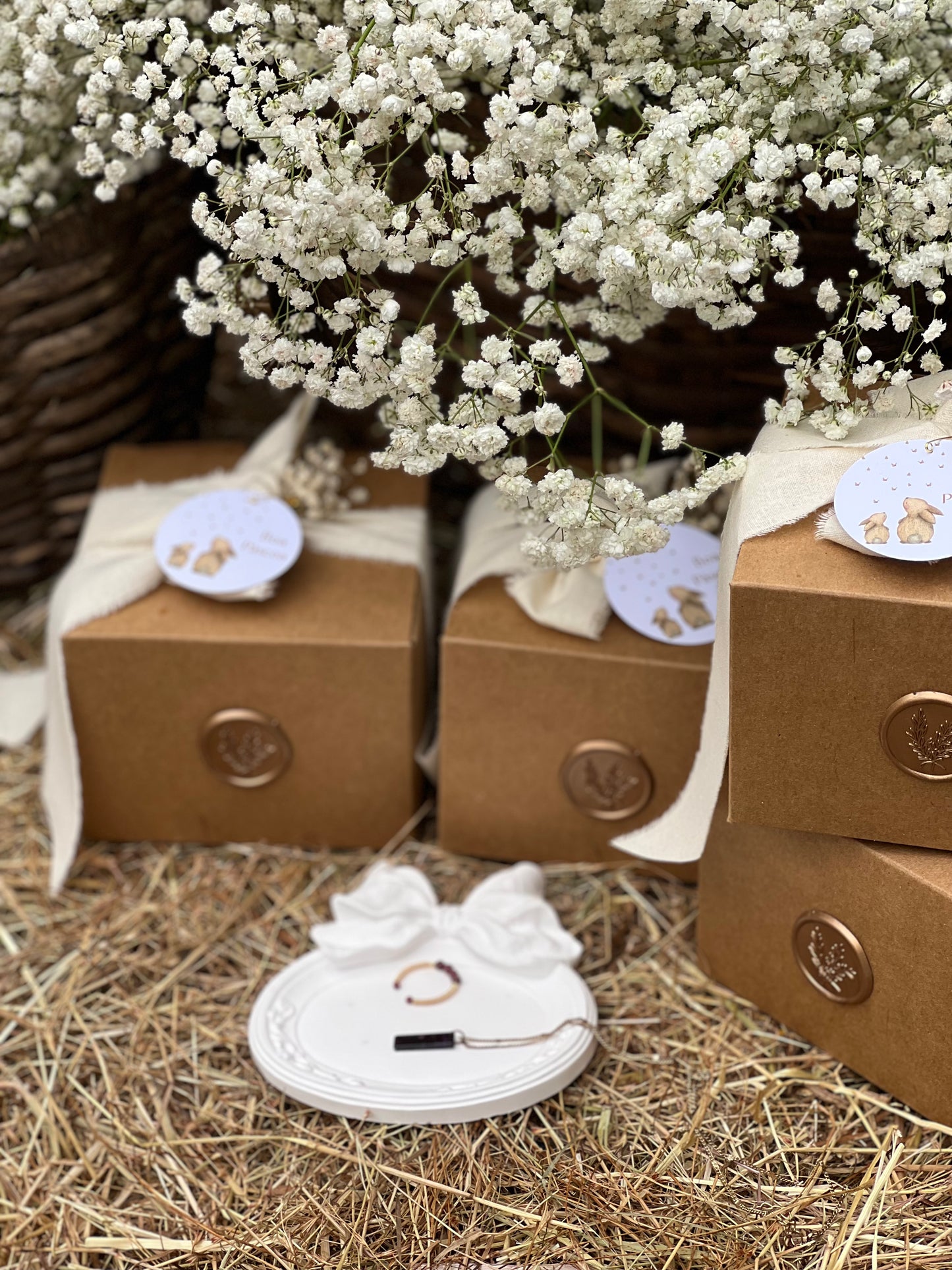 Bandeja Oval com Laço