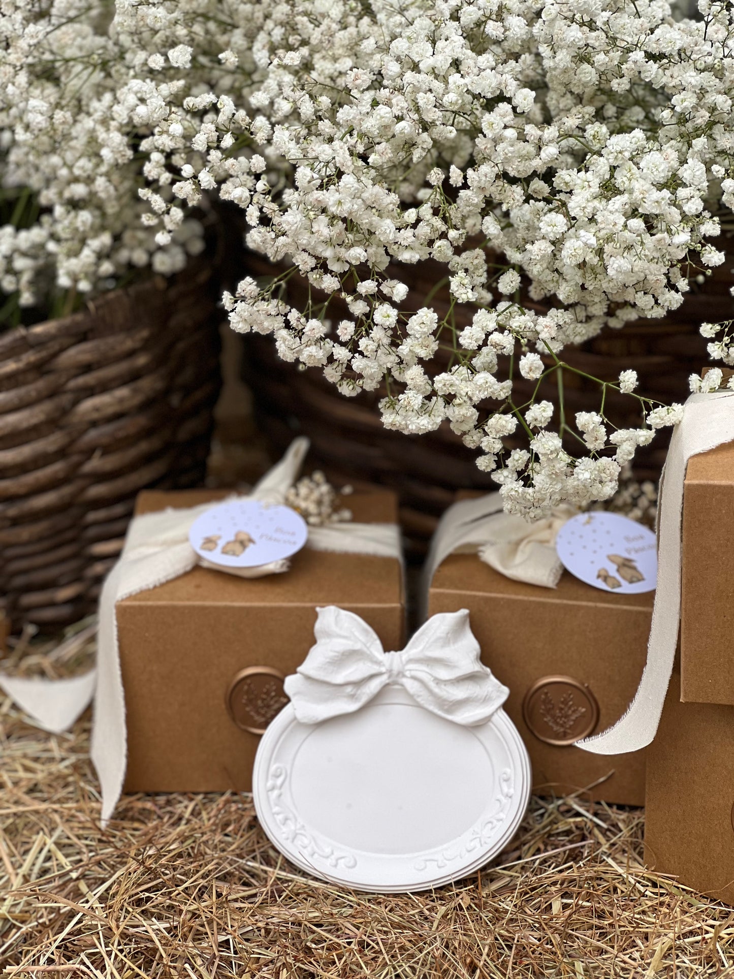 Bandeja Oval com Laço