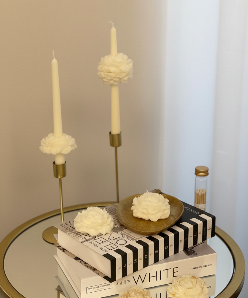 Velas decorativas com fundo melhorado